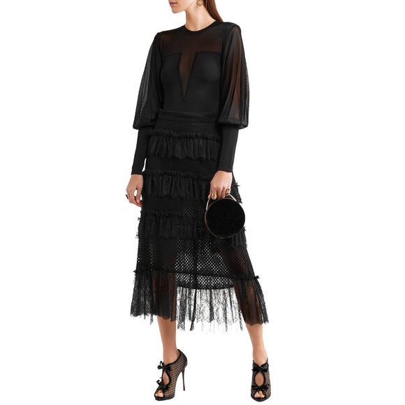 Brand New Christian Louboutin Empiralta 120 Patent Leather Mesh Open Toe Booties - Picture 4 of 12